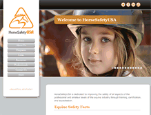 Tablet Screenshot of horsesafetyusa.com